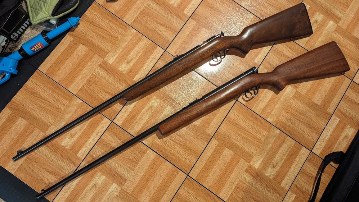 1941 Winchester 74 and Winchester 67A package