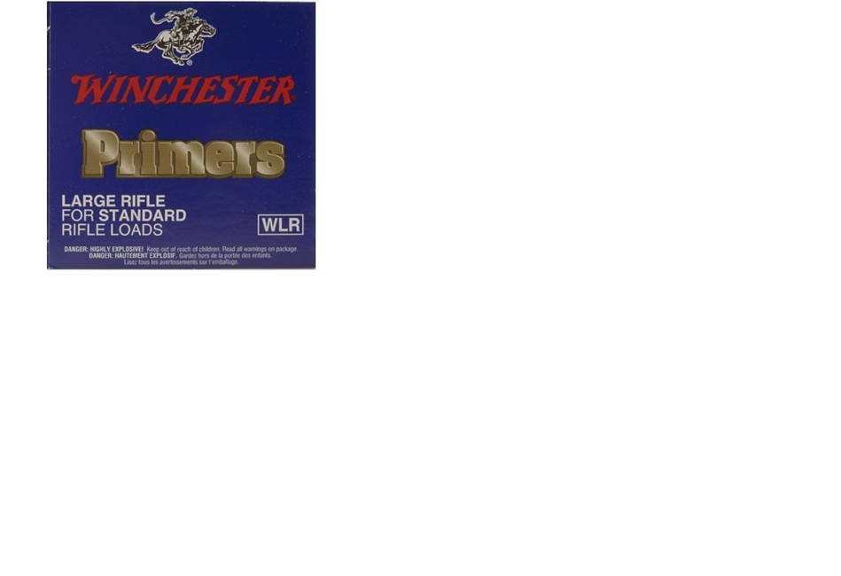 Winchester Large Rifle Primers, CCI, Magtech,