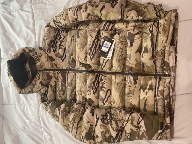 Under Armour alpine ops down jacket XL