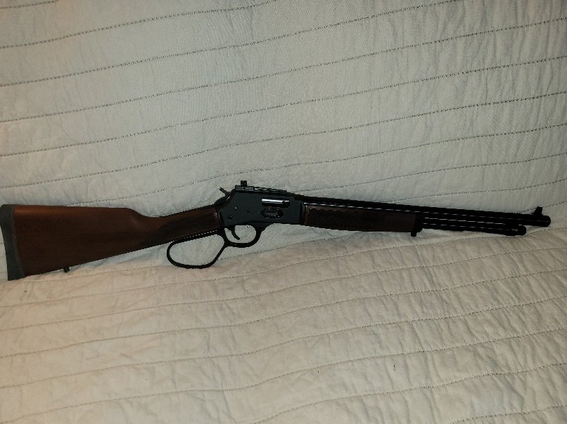 Henry Carbine 44mag with Skinner Sights
