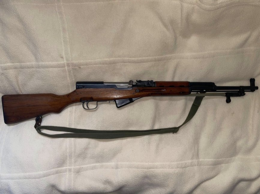 SKS rifle with 200 rds ammunition