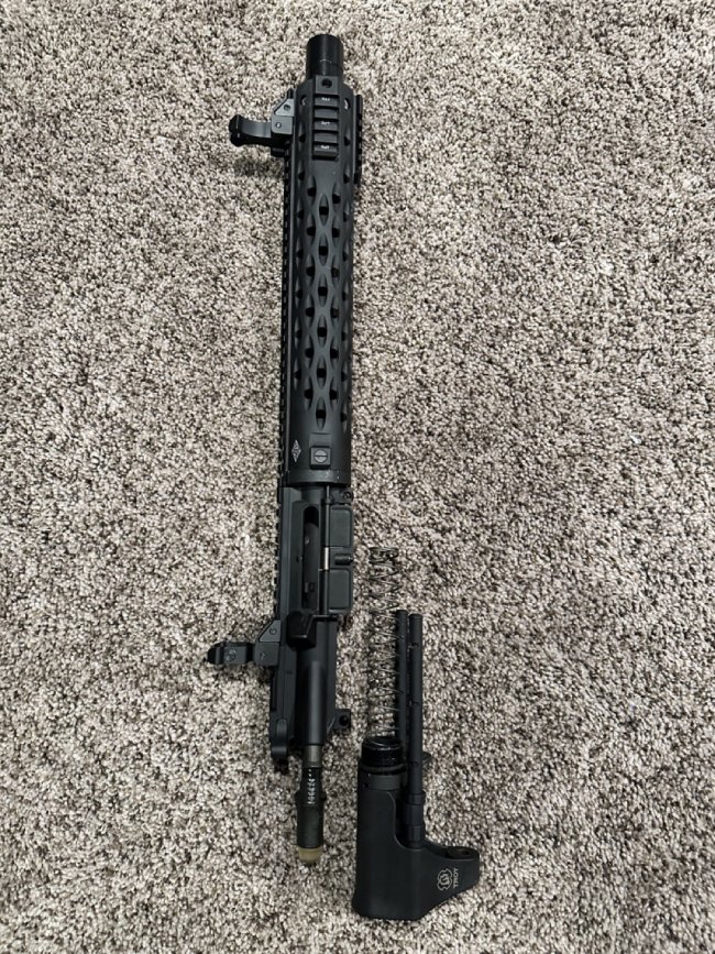 Complete Upper in .300 BLK With Troy Industries Battleready PDW Stock Kit. Make an offer!