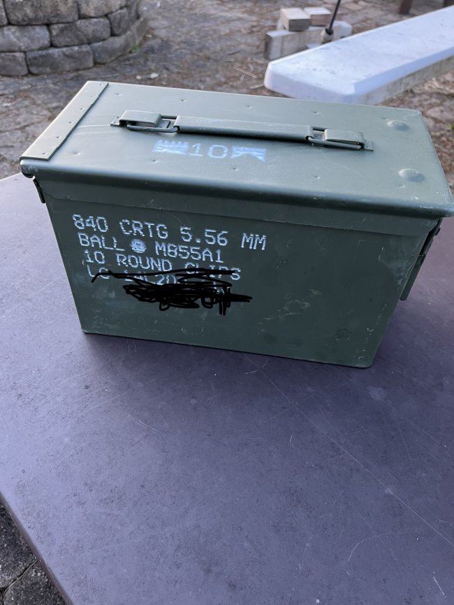 G.I. Surplus Ammo Cans for sale.
