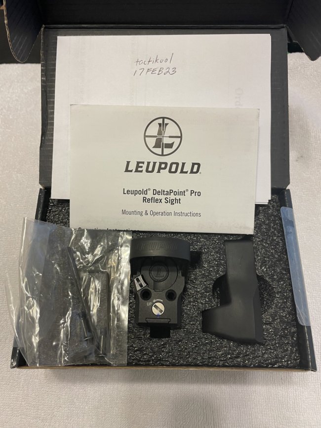 Leupold Deltapoint Pro Reflex Sight 2.5 MOA