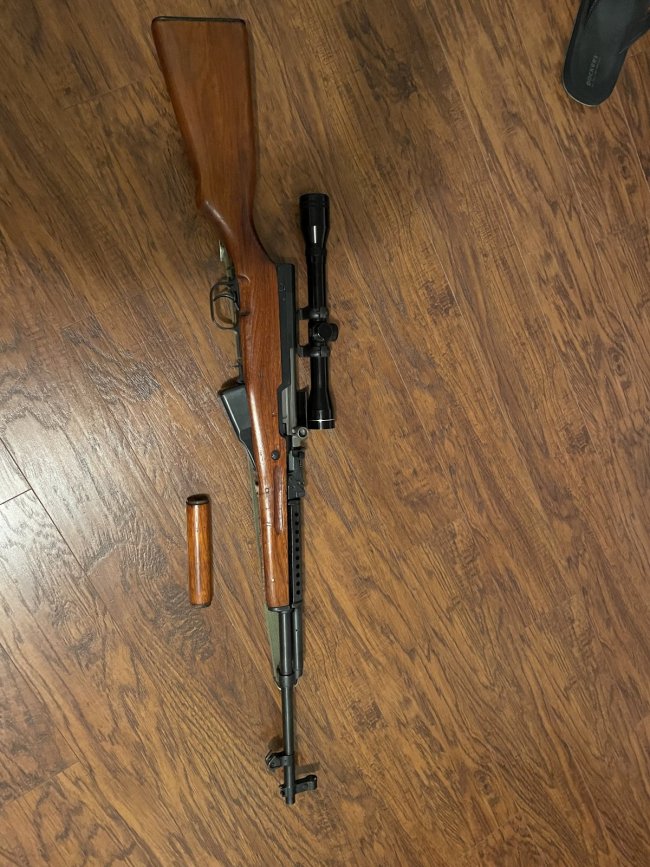 Chinese type 56 sks with extras