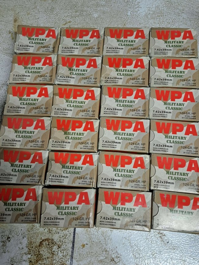 SPF 1000rds of Mixed 7.62x39 Ammo SPF