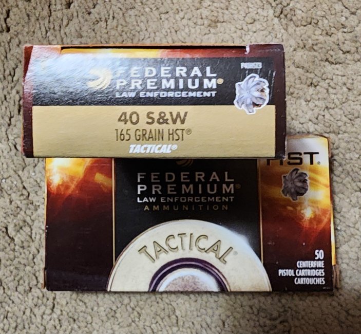 100 rounds federal hst 40 S&W for 100 rounds 9mm hp's deal pending