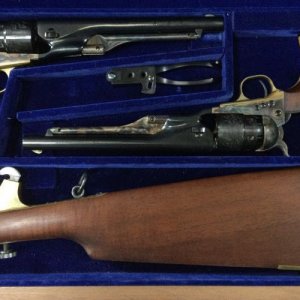 Colt Cavalry Centennial 1877-1977 Commemorative 2 Revolver Set With Stock